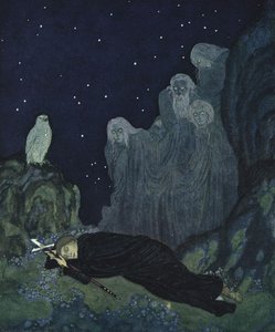 A Circle Of Mist Seemed To Be Settling Around Them — Edmund Dulac