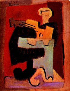 Homme A La Mandoline — Pablo Picasso