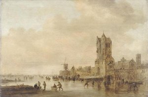Patineurs — Jan Josephszoon Van Goyen