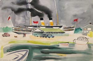 Steamer With Red Banners — Betty Lane