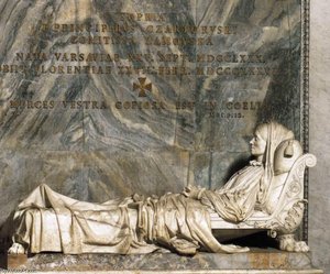 Tomb Of Princess Sophia Zamoyska (detail) — Lorenzo Bartolini