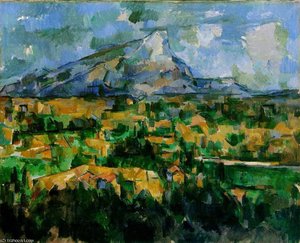 Mont Sainte-victoire (philadelphia) — Paul Cézanne