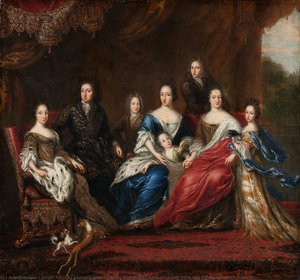 Charles Xi’s Family With Relatives From The Duchy Holstein-gottorp — David Klöcker Ehrenstråhl