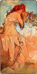 Summer Panel — Alfons Maria Mucha
