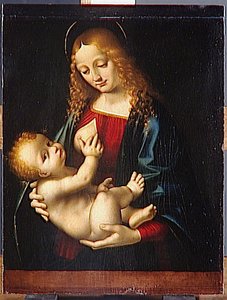La Vierge Allaitant L'enfant Jesus — Marco D' Oggiono