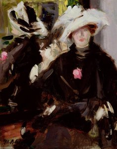 The Feathered Hat — Francis Campbell Cadell