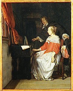 La Leçon De Virginal — Gabriel Metsu