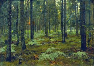 Ferns In The Forest — Stanislav Zhukovsky