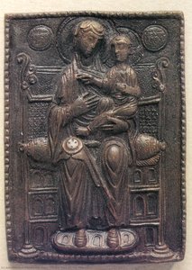 Virgin Mary On The Throne — Orthodox Icons