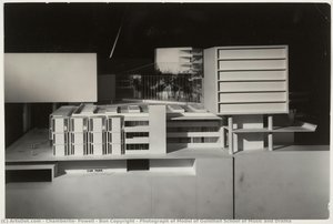 Photograph Of Model Of Guildhall School Of Music And Drama — Chamberlin, Powell & Bon Copyright