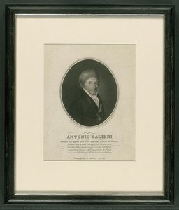 Antonio Salieri (1750-1825) - Engraving By Adam Sandor Ehrenreich After A Painting By Natale Schiavoni, Published By Steiner, Vienna, 1810 — Adam Sandor Ehrenreich