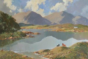 Lake And Mountains — George K Gillespie