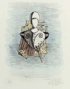 Il Trovatore Con Lo Spadino — Giorgio De Chirico