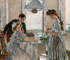 Le Goûter — Lucien Simon