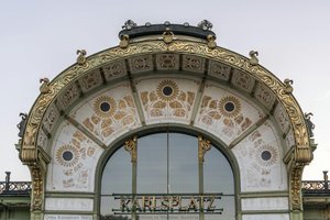 Karlsplatz Pavillion In Vienna, Austria — Otto Koloman Wagner