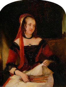 Mrs Susannah Milner Gibson, Née Cullum (1814–1885) — William Boxall