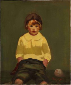 Boy With Baseball — George Luks