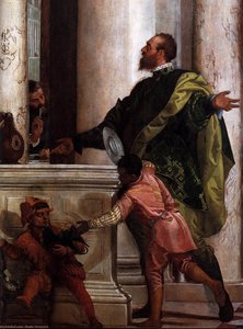 Feast In The House Of Levi (detail) (10) — Paolo Veronese