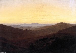 Les Montagnes De Riesengebirge — Caspar David Friedrich