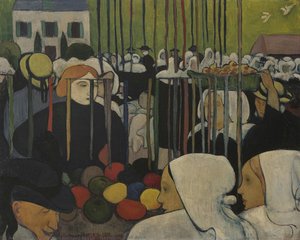 Market In Pont-aven — Matthias Bernard Braun