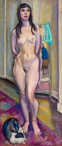 Nude With Cat — Edward Wolfe