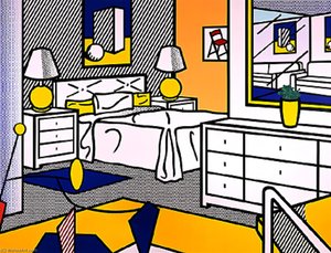 Interior With Mobile — Roy Lichtenstein