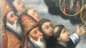 Saint Catherine Of Siena And Saint Dominic Receiving The Rosary — Societe Anonyme La Metallurgique