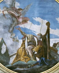 King David Playing The Harp — Giambattista Tiepolo