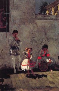 A Street Scene In Seville — Thomas Eakins
