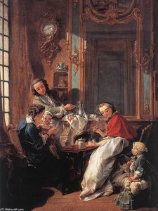 El Banquete Vespertino — François Boucher