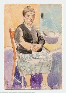 Portrait Of Martha Sommer Seated — William Sommer