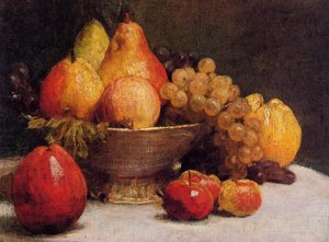 Bowl Of Fruit — Henri Fantin-latour