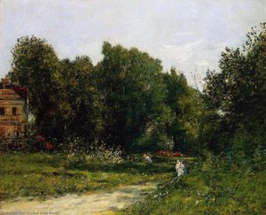 Park Cordieres A Trouville — Eugène Louis Boudin