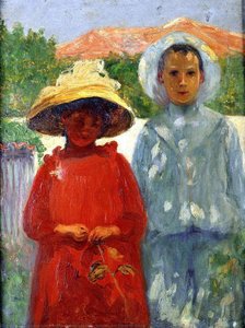 Retrato Dos Filhos Do Pintor — António Teixeira Carneiro Júnior