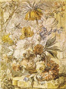 Vase With Flowers — Jan Van Huysum