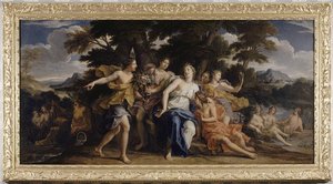 Nymphes Presentant Une Corne D'abondance A Amalthee — Noel Nicolas Coypel
