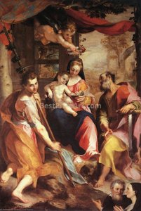 Virgin And Child With Sts Simon And Jude (madonna Di San Simone) — Federico Barocci
