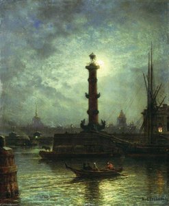Moonlit Night On The Neva — Alexej Bogoljubov