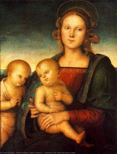 Madonna With Child And Little St John — Pietras Perugino