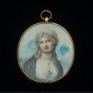 Miniature Portrait Of Princess Anna Grigorievna Belosselsky-belozersky, Née Kozitskaia — Unidentified Artist, Harper's Weekly
