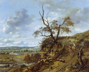 Landscape With A Bare Tree — Jan Jansz Wijnants
