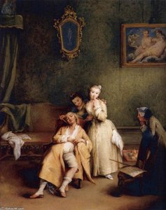The Tickle — Pietro Longhi