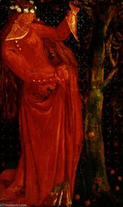 Woman Gathering Fruit — Dante Gabriel Rossetti