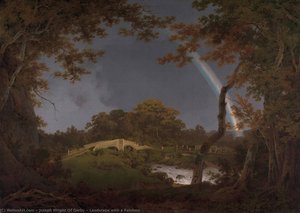 Landscape With A Rainbow — Joseph Wright Of Derby