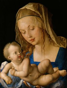 La Vierge Et L'enfant Avec Une Pêcheresse — Albrecht Dürer