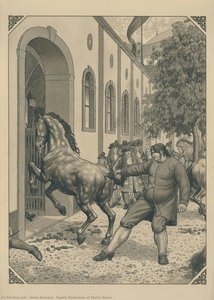 Eighth Illustration Of Martin Krpan — Hinko Smrekar