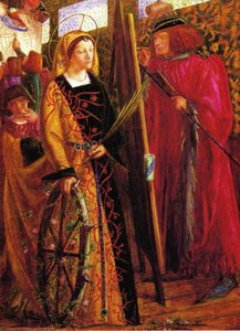 Sveta Katarina — Dante Gabriele Rossetti