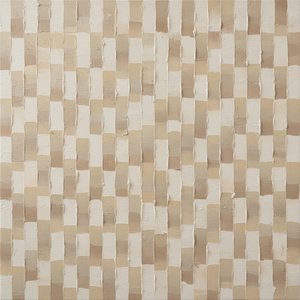 Monolithische Rhythmes In Zand En Crème: Een Sculpturale Studie Van Serene Texturale Lagen