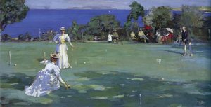 The Croquet Party — Sir John Lavery