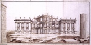 Façade Of A Garden Pavilion (10) — Johann Bernhard Fischer Von Erlach